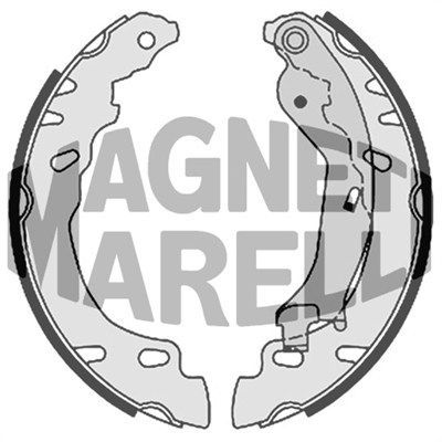 Stabdžių trinkelė MAGNETI MARELLI 360219196310