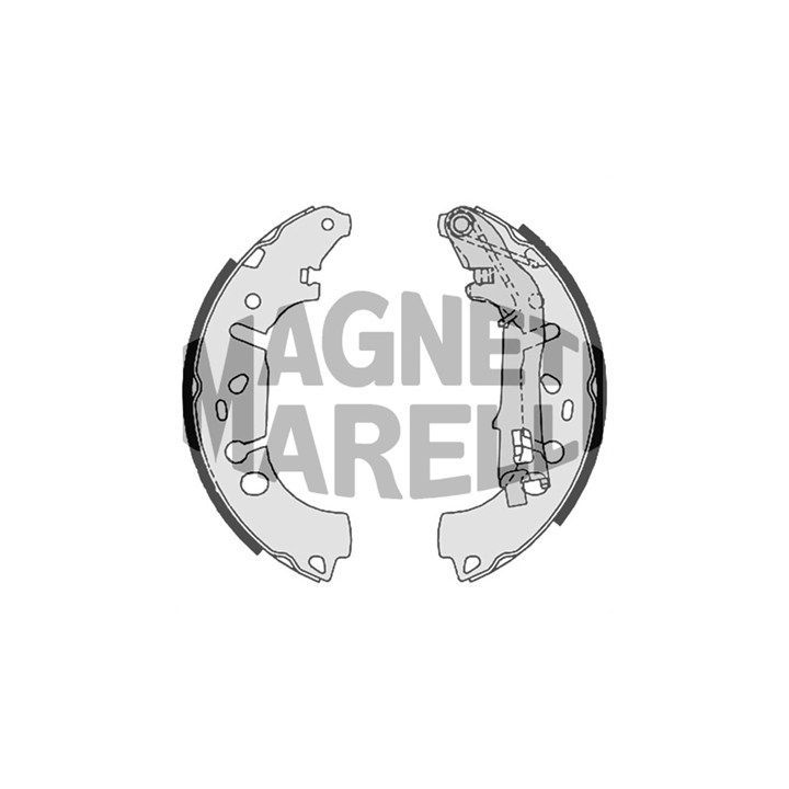 Stabdžių trinkelė MAGNETI MARELLI 360219196370