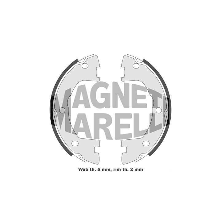 Stabdžių trinkelė MAGNETI MARELLI 360219198295