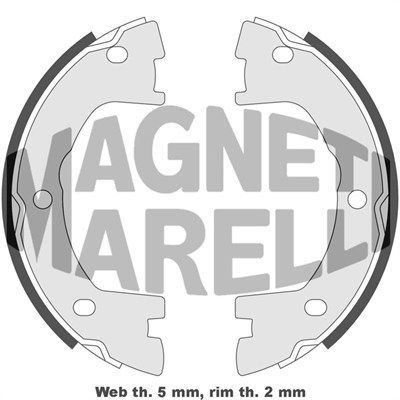Stabdžių trinkelė MAGNETI MARELLI 360219198295