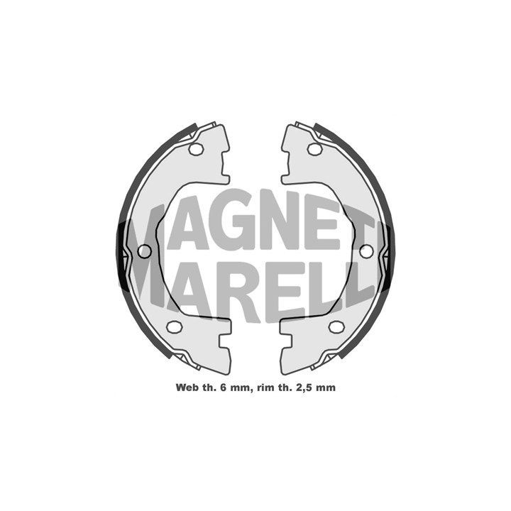 Stabdžių trinkelė MAGNETI MARELLI 360219198302