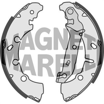 Stabdžių trinkelė MAGNETI MARELLI 360219198326