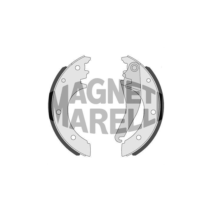 Stabdžių trinkelė MAGNETI MARELLI 360219198356