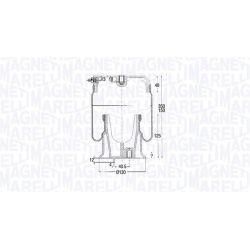Dėklas, pneumatinė pakaba MAGNETI MARELLI 030607020185