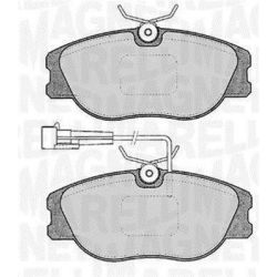 Stabdžių trinkelių rinkinys, diskinis stabdys MAGNETI MARELLI 363916060122