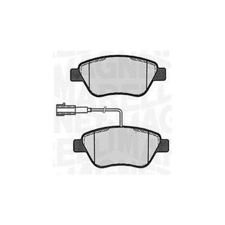 Stabdžių trinkelių rinkinys, diskinis stabdys MAGNETI MARELLI 363916060123