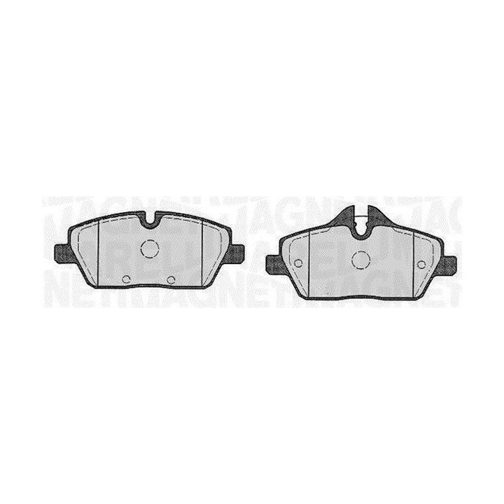 Stabdžių trinkelių rinkinys, diskinis stabdys MAGNETI MARELLI 363916060147