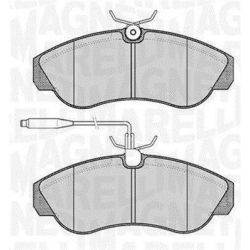 Stabdžių trinkelių rinkinys, diskinis stabdys MAGNETI MARELLI 363916060184