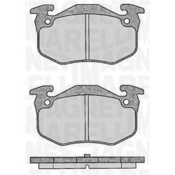 Stabdžių trinkelių rinkinys, diskinis stabdys MAGNETI MARELLI 363916060197