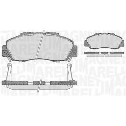 Stabdžių trinkelių rinkinys, diskinis stabdys MAGNETI MARELLI 363916060274