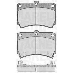Stabdžių trinkelių rinkinys, diskinis stabdys MAGNETI MARELLI 363916060286