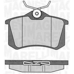 Stabdžių trinkelių rinkinys, diskinis stabdys MAGNETI MARELLI 363916060348