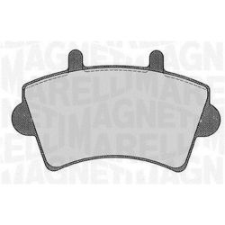 Stabdžių trinkelių rinkinys, diskinis stabdys MAGNETI MARELLI 363916060366