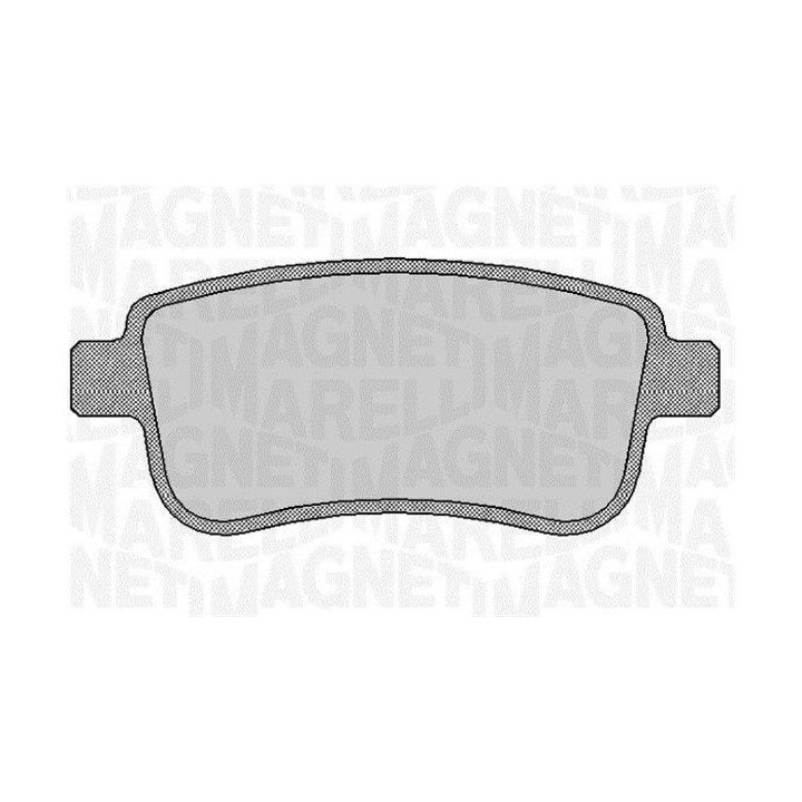 Stabdžių trinkelių rinkinys, diskinis stabdys MAGNETI MARELLI 363916060382