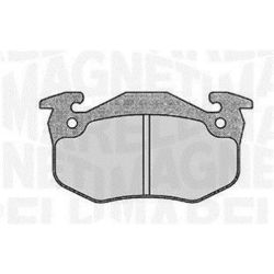 Stabdžių trinkelių rinkinys, diskinis stabdys MAGNETI MARELLI 363916060385