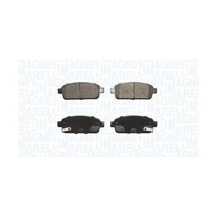 Stabdžių trinkelių rinkinys, diskinis stabdys MAGNETI MARELLI 363916060433