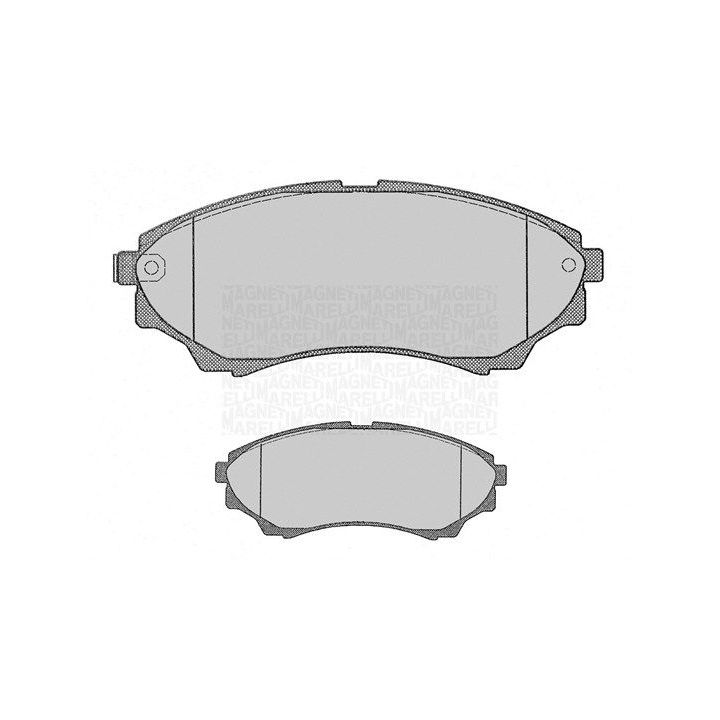 Stabdžių trinkelių rinkinys, diskinis stabdys MAGNETI MARELLI 363916060439