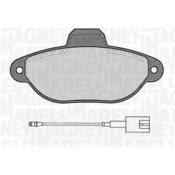 Stabdžių trinkelių rinkinys, diskinis stabdys MAGNETI MARELLI 363916060454