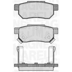 Stabdžių trinkelių rinkinys, diskinis stabdys MAGNETI MARELLI 363916060457