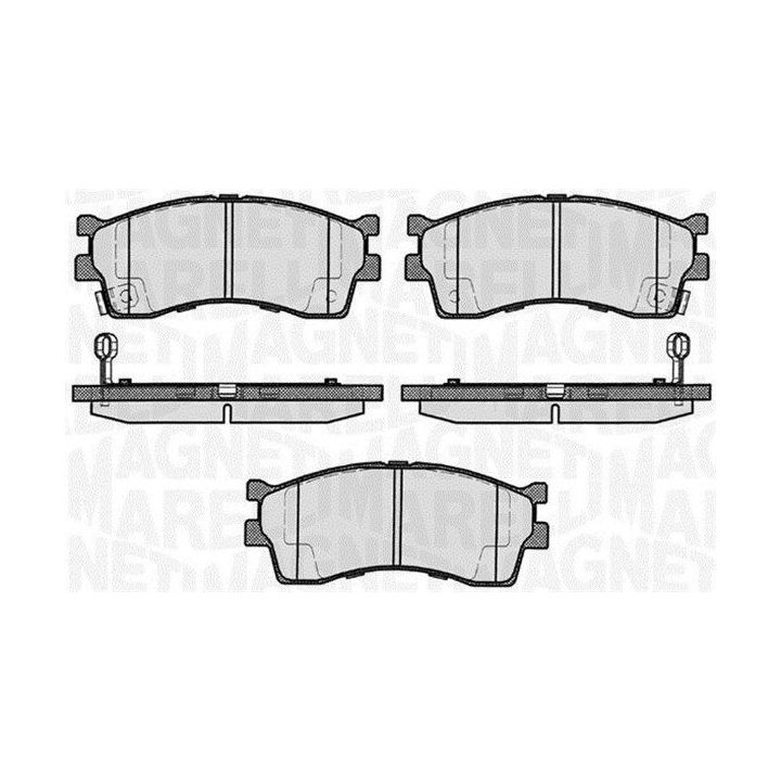 Stabdžių trinkelių rinkinys, diskinis stabdys MAGNETI MARELLI 363916060458