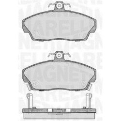 Stabdžių trinkelių rinkinys, diskinis stabdys MAGNETI MARELLI 363916060484