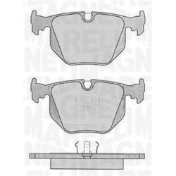 Stabdžių trinkelių rinkinys, diskinis stabdys MAGNETI MARELLI 363916060485