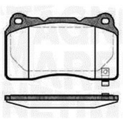 Stabdžių trinkelių rinkinys, diskinis stabdys MAGNETI MARELLI 363916060502