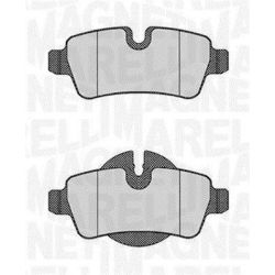 Stabdžių trinkelių rinkinys, diskinis stabdys MAGNETI MARELLI 363916060626