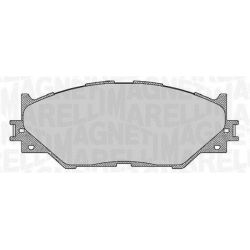 Stabdžių trinkelių rinkinys, diskinis stabdys MAGNETI MARELLI 363916060637