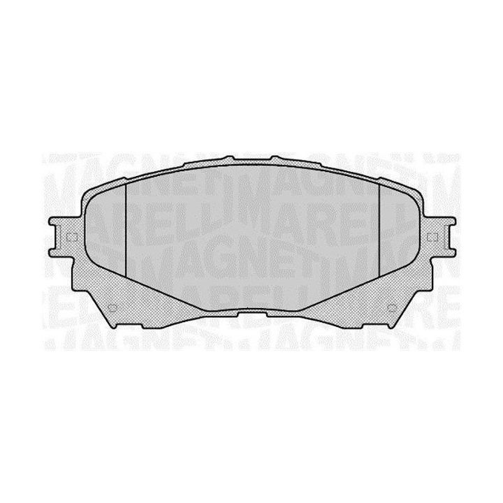 Stabdžių trinkelių rinkinys, diskinis stabdys MAGNETI MARELLI 363916060677