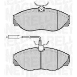 Stabdžių trinkelių rinkinys, diskinis stabdys MAGNETI MARELLI 363916060789