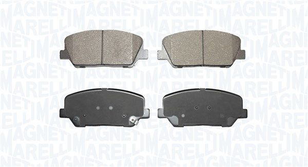 Stabdžių trinkelių rinkinys, diskinis stabdys MAGNETI MARELLI 363916060900