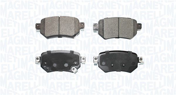 Stabdžių trinkelių rinkinys, diskinis stabdys MAGNETI MARELLI 363916060920