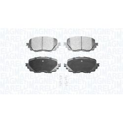 Stabdžių trinkelių rinkinys, diskinis stabdys MAGNETI MARELLI 363916060940