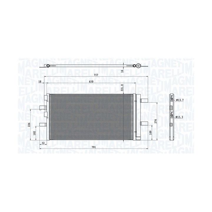 Kondensatorius, oro kondicionierius MAGNETI MARELLI 350203100300