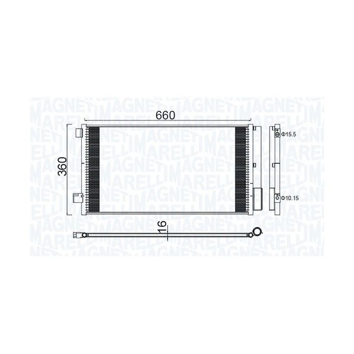 Kondensatorius, oro kondicionierius MAGNETI MARELLI 350203100400