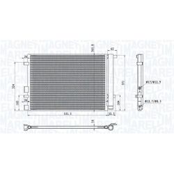 Kondensatorius, oro kondicionierius MAGNETI MARELLI 350203100700