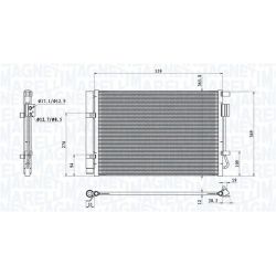 Kondensatorius, oro kondicionierius MAGNETI MARELLI 350203100800