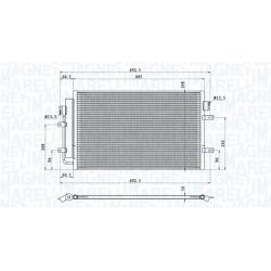Kondensatorius, oro kondicionierius MAGNETI MARELLI 350203100900