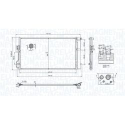 Kondensatorius, oro kondicionierius MAGNETI MARELLI 350203101100