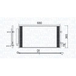 Kondensatorius, oro kondicionierius MAGNETI MARELLI 350203173000