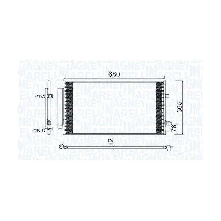 Kondensatorius, oro kondicionierius MAGNETI MARELLI 350203173000