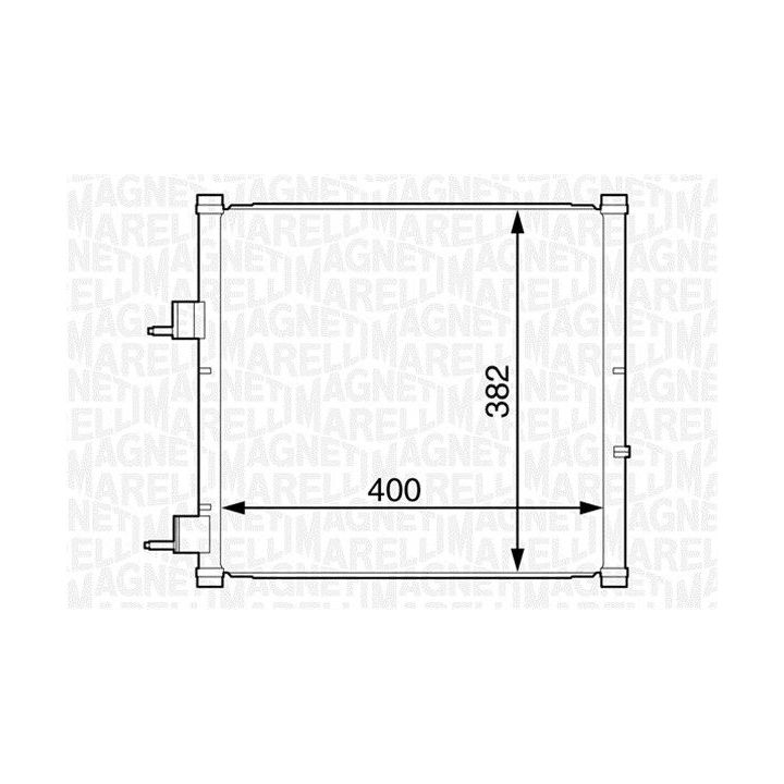 Kondensatorius, oro kondicionierius MAGNETI MARELLI 350203227000