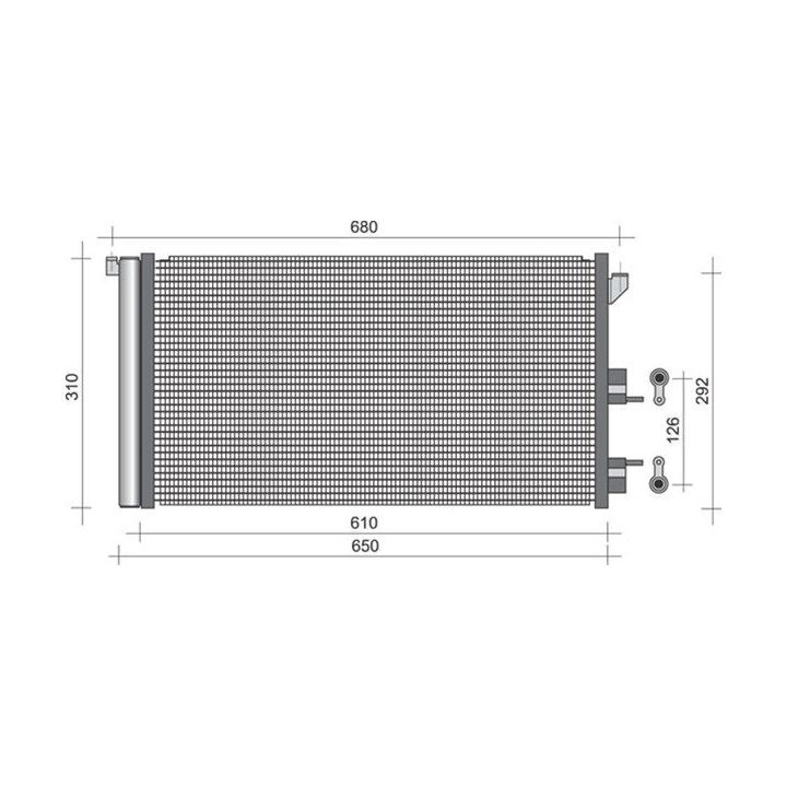 Kondensatorius, oro kondicionierius MAGNETI MARELLI 350203248000