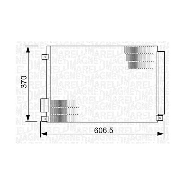 Kondensatorius, oro kondicionierius MAGNETI MARELLI 350203497000