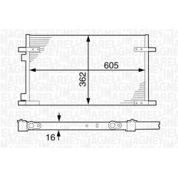 Kondensatorius, oro kondicionierius MAGNETI MARELLI 350203609000