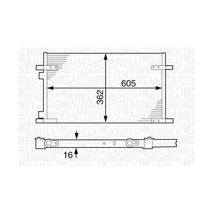 Kondensatorius, oro kondicionierius MAGNETI MARELLI 350203609000