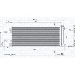 Kondensatorius, oro kondicionierius MAGNETI MARELLI 350203623000