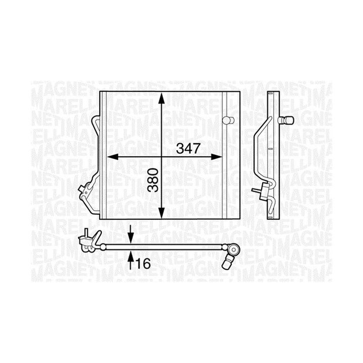 Kondensatorius, oro kondicionierius MAGNETI MARELLI 350203629000