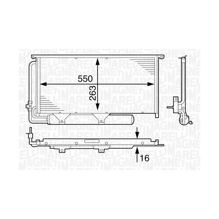 Kondensatorius, oro kondicionierius MAGNETI MARELLI 350203633000